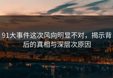 91大事件这次风向明显不对，揭示背后的真相与深层次原因