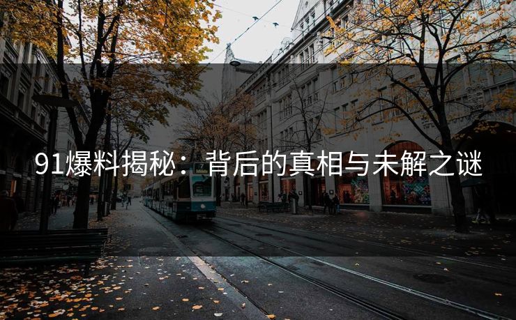 91爆料揭秘：背后的真相与未解之谜